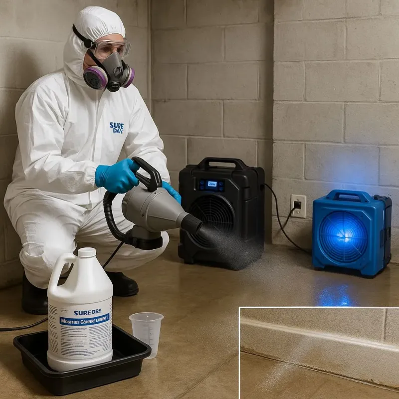 Sanitization and Odor Removal process in Bridgewater, VA