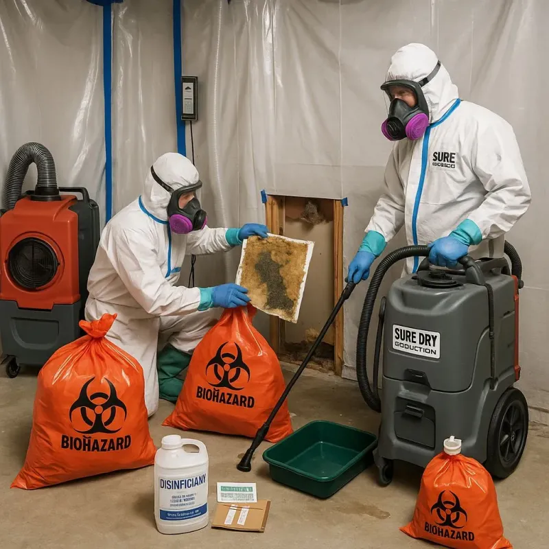Contaminated Water Handling Protocols process in Bridgewater, VA